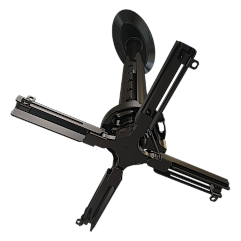 Projector Ceiling Mount with Extension Bar and JR Universal Adapter (Crimson)