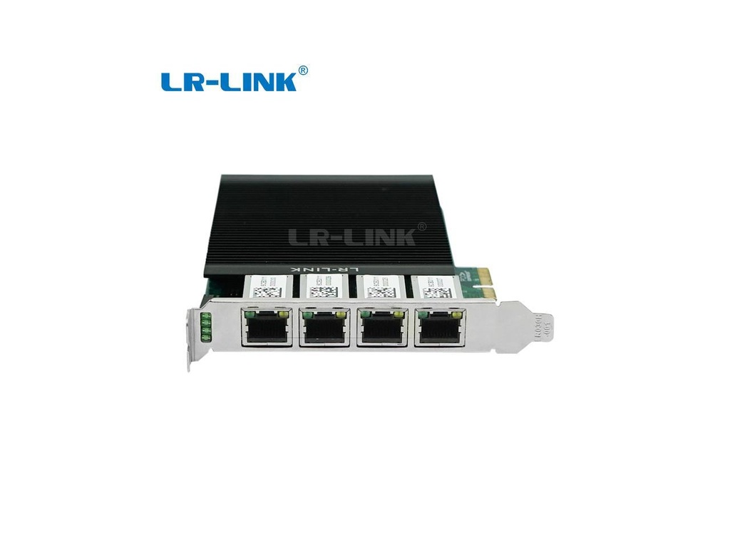 LR-LINK PCIe x4 Quad-port PoE+ 2.5G Ethernet Card (LRES2058PT-POE)